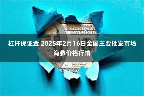 杠杆保证金 2025年2月16日全国主要批发市场海参价格行情